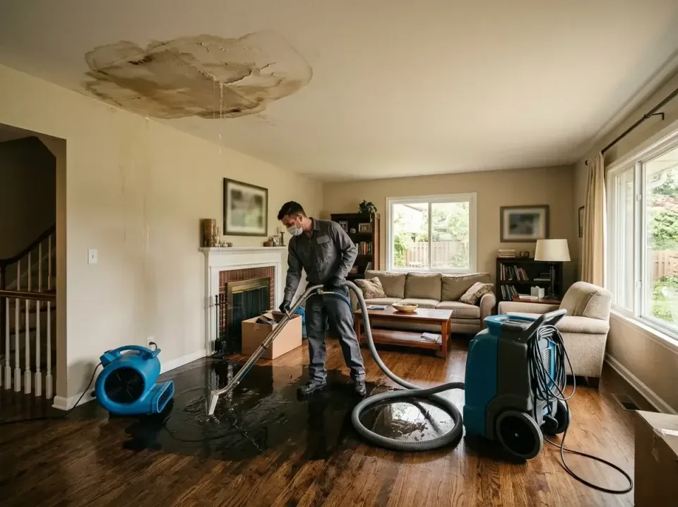 attic-pipe-burst-ceiling-drip-008 — frequently asked questions, Water Damage Restoration & Carpet Care in South San Gabriel,…
